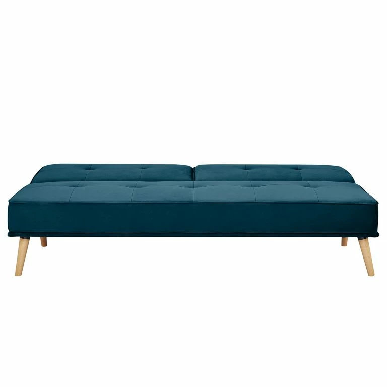 Loftscape Mørteens Canapé Convertible Bardon – Velours – Bleu Marine