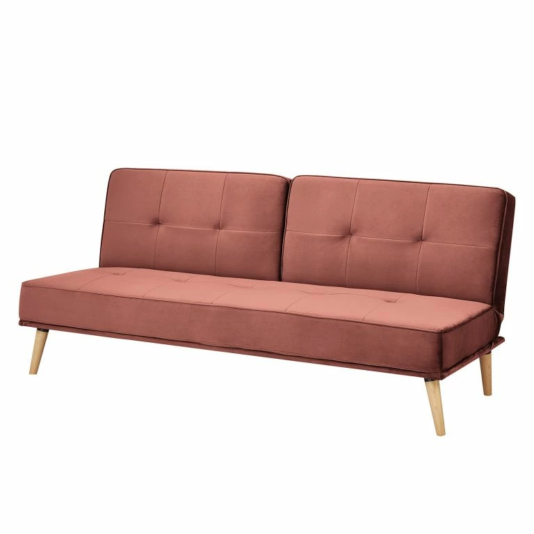 loftscape Mørteens Canapé convertible Bardon – Velours – Mauve