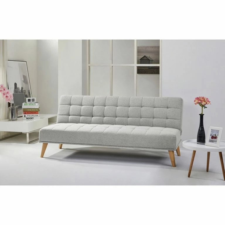 Loftscape Mørteens Canapé Convertible Caribe – Feutre – Feutre Blix: Gris Clair