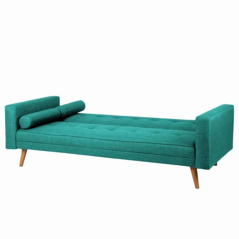 Loftscape Mørteens Canapé Convertible Folldal – Tissu – Bleu Pétrole