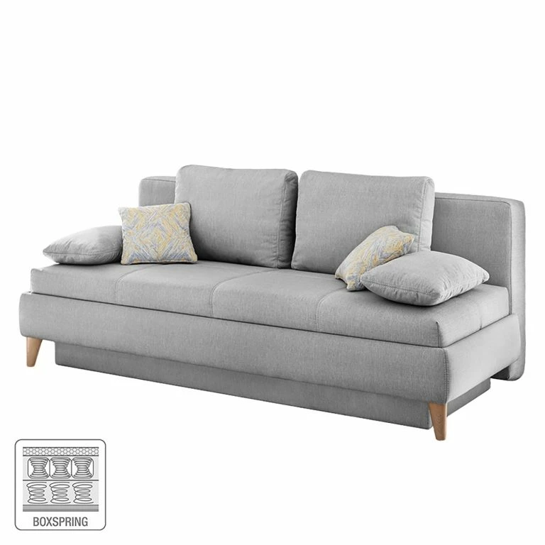 Loftscape Mørteens Canapé Convertible Limba – Gris Clair