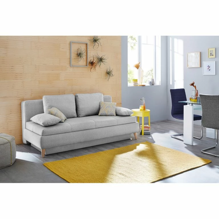 Loftscape Mørteens Canapé Convertible Limba – Gris Clair