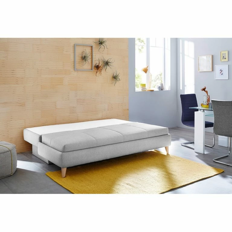 Loftscape Mørteens Canapé Convertible Limba – Gris Clair