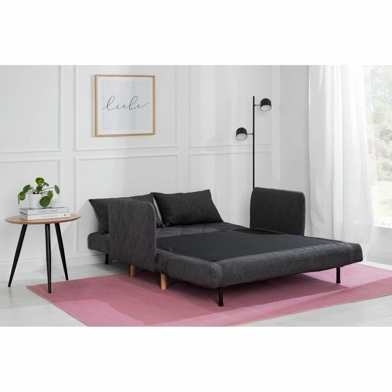 Loftscape Mørteens Canapé Convertible Morten – Tissu Nims: Gris Foncé