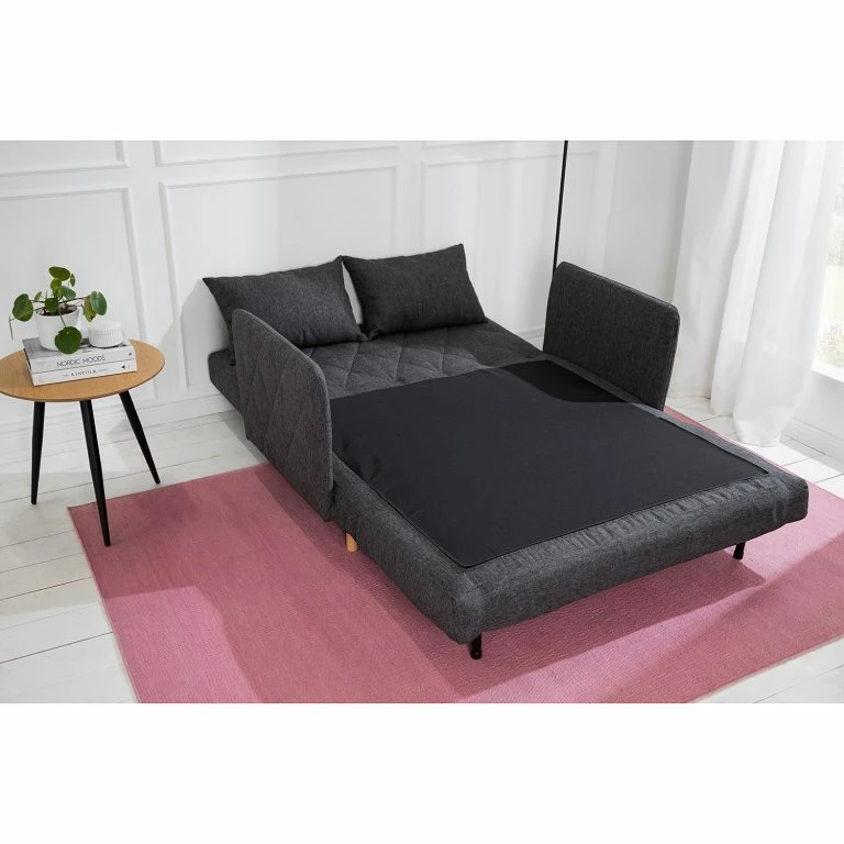 Loftscape Mørteens Canapé Convertible Morten – Tissu Nims: Gris Foncé