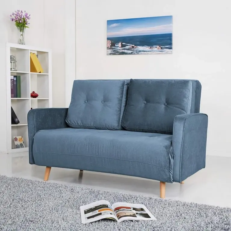 Loftscape Mørteens Canapé Convertible Sander – Bleu Ciel