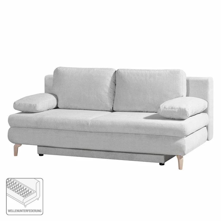 Loftscape Mørteens Canapé Convertible Seiling – Tissu Structuré – Gris Clair