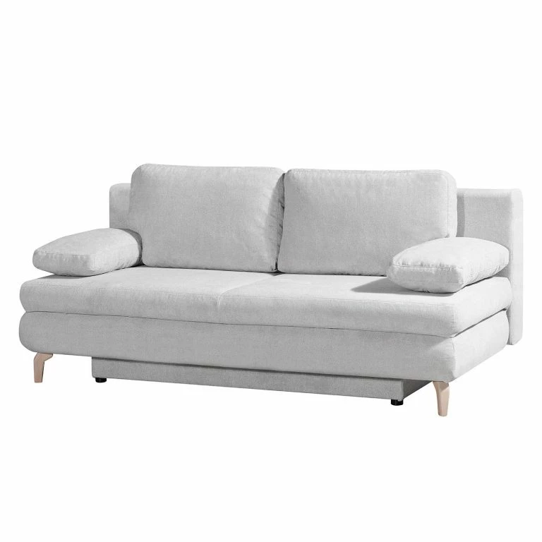 loftscape Mørteens Canapé convertible Seiling – Tissu structuré – Gris clair