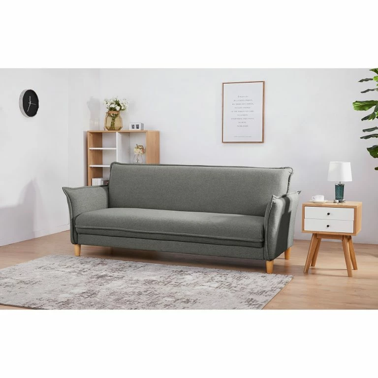 Loftscape Mørteens Canapé Convertible Statesville II – Tissu – Gris Foncé