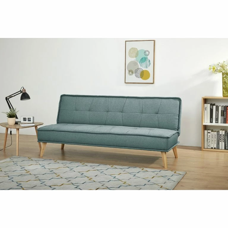 Loftscape Mørteens Canapé Convertible Tournon – Tissu – Bleu Gris