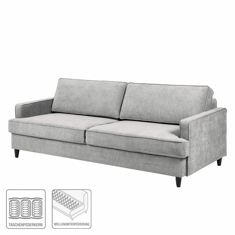 Loftscape Mørteens Canapé Convertible Virum – Tissu – Gris