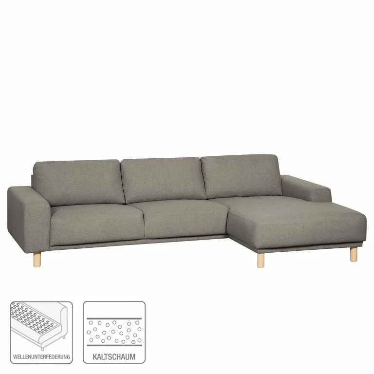 Loftscape Mørteens Canapé D’angle Kotila – Tissu Structuré – Beige