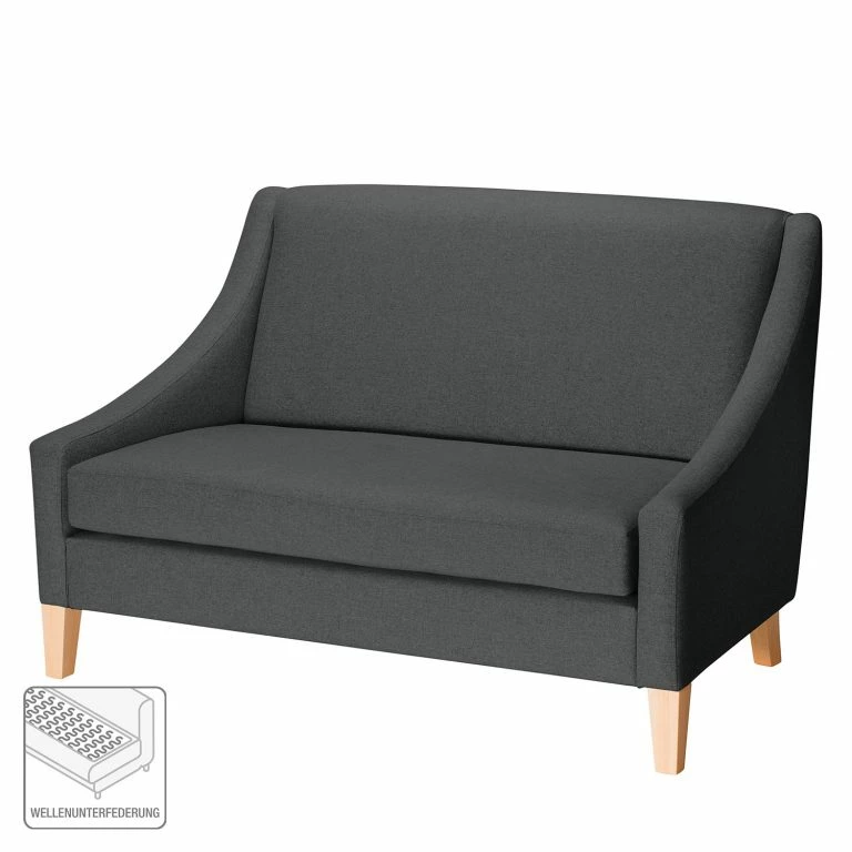 Loftscape Mørteens Canapé Gin Gin (2 Places) – Anthracite