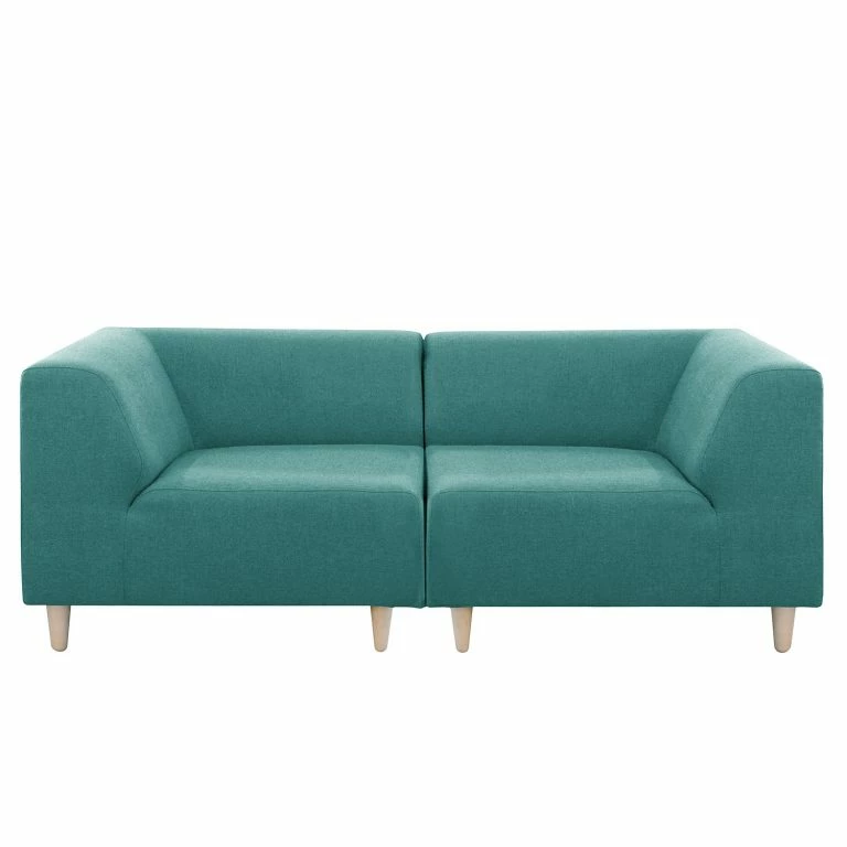 loftscape Mørteens Canapé Kurikka (2 places) – Tissu – Tissu Maloti: Pétrole – Sans repose-pieds