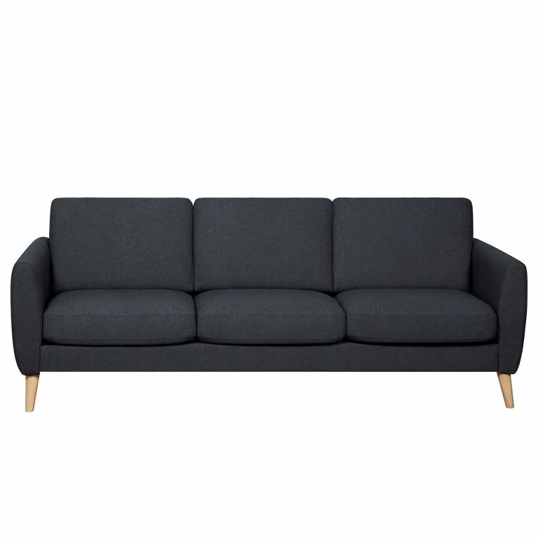 Loftscape Mørteens Canapé Kustavi (3 Places) – Tissu Structuré – Bleu Foncé