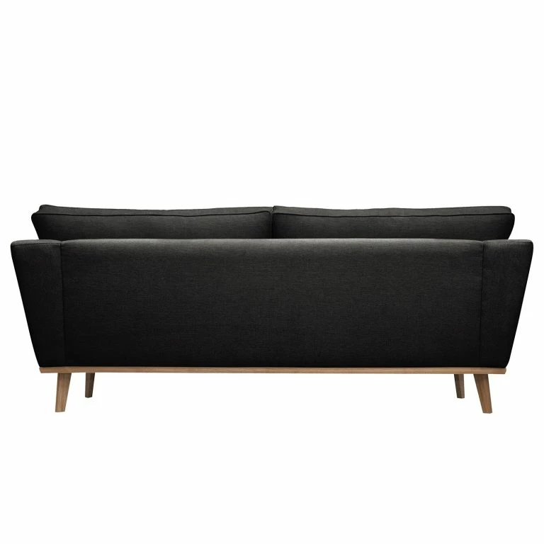 Loftscape Mørteens Canapé Lauwe (2-3 Places) – Tissu – Noir