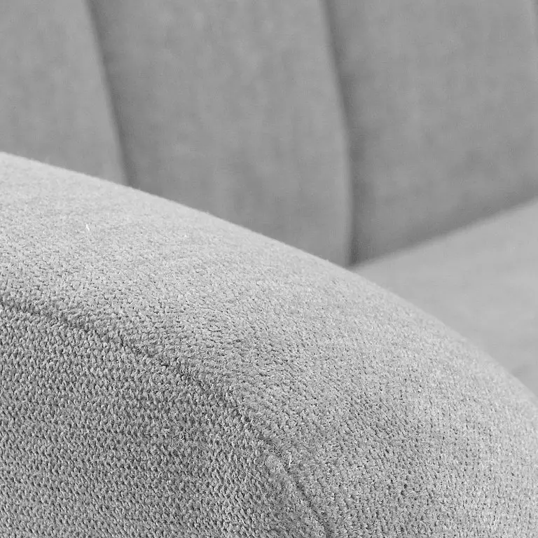 Loftscape Mørteens Canapé Sollom (3 Places) Tissu – Gris Clair