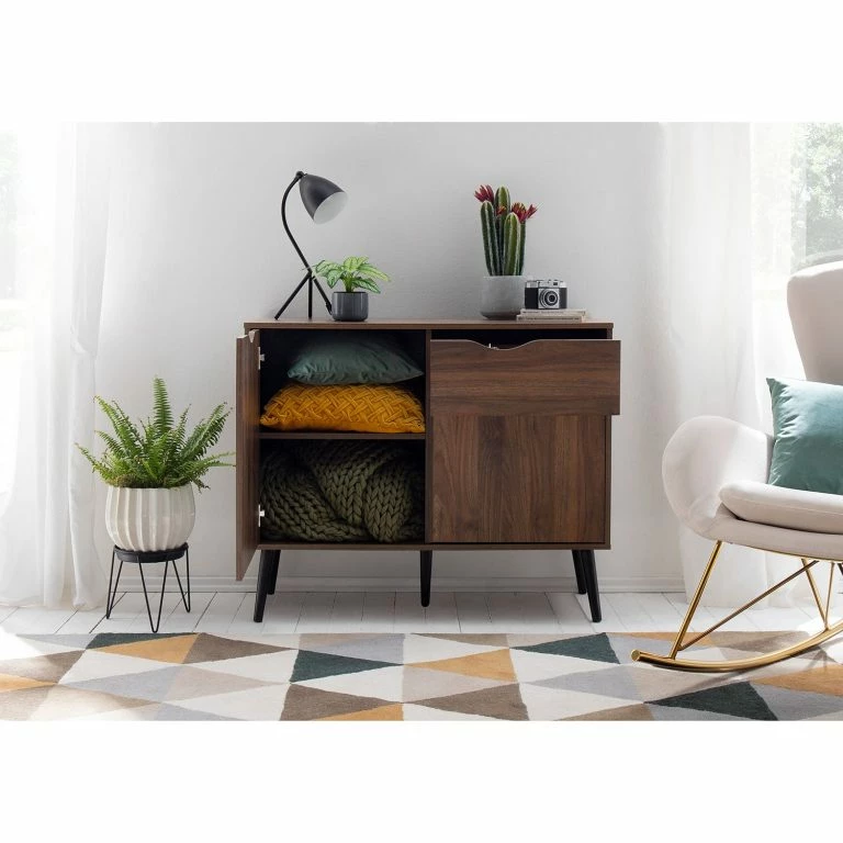 Loftscape Mørteens Commode Gjora I – Partiellement En Hévéa Massif – Noyer