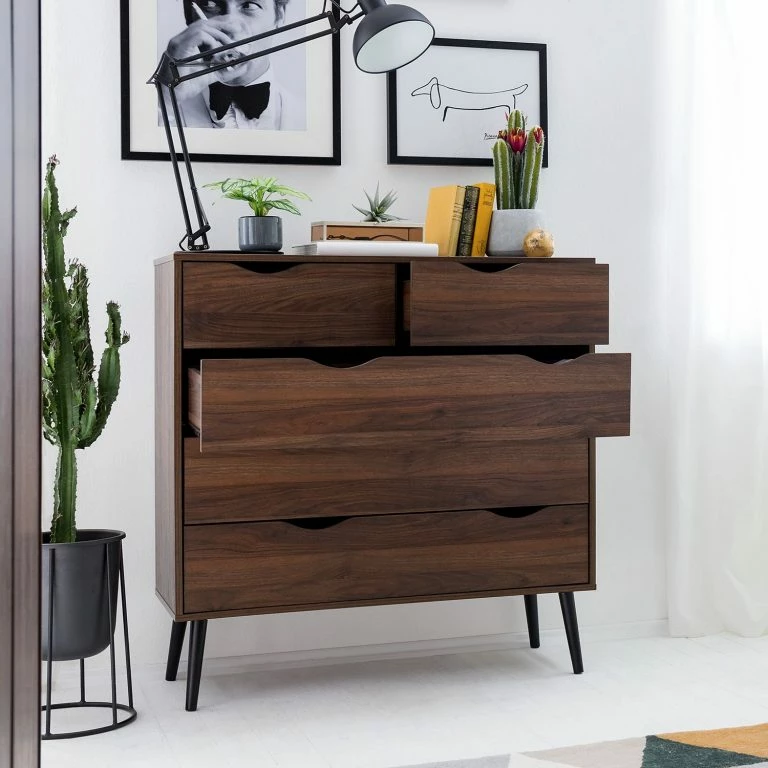 Loftscape Mørteens Commode Gjora II – Partiellement En Hévéa Massif – Noyer