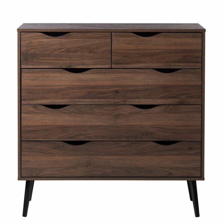 Loftscape Mørteens Commode Gjora II – Partiellement En Hévéa Massif – Noyer