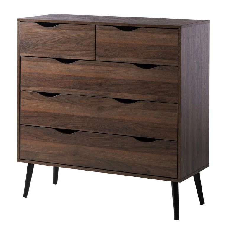 loftscape Mørteens Commode Gjora II – Partiellement en hévéa massif – Noyer