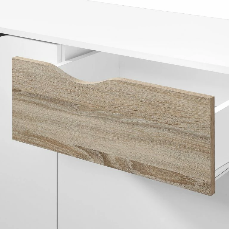 Loftscape Mørteens Commode Sunndal I – Blanc / Chêne Clair