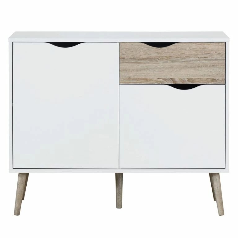Loftscape Mørteens Commode Sunndal I – Blanc / Chêne Clair