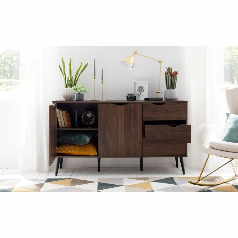 Loftscape Mørteens Enfilade Gjora – Partiellement En Hévéa Massif – Noyer