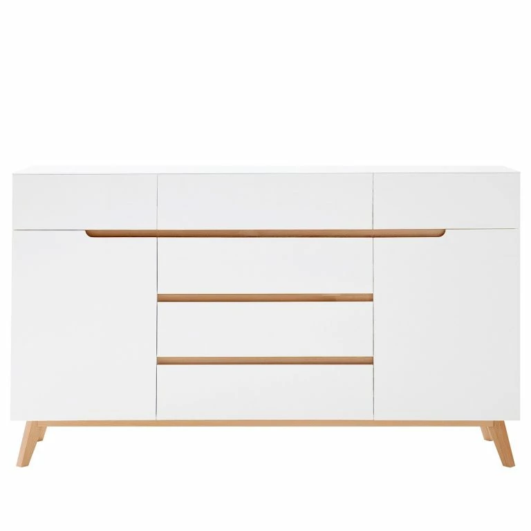 Loftscape Mørteens Enfilade Tenabo III – Partiellement En Chêne Massif – Chêne / Blanc