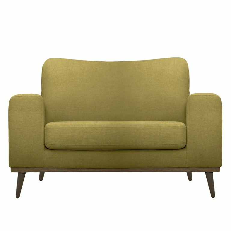 Loftscape Mørteens Fauteuil Billund – Tissu Structuré – Vert Olive