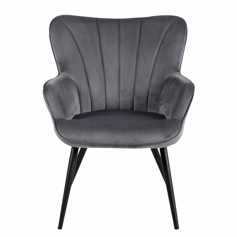 Loftscape Mørteens Fauteuil Boltby I – Velours – Anthracite