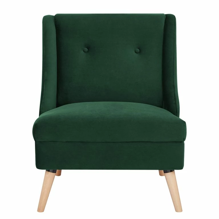Loftscape Mørteens Fauteuil Buxin I – Velours – Vert Vieilli