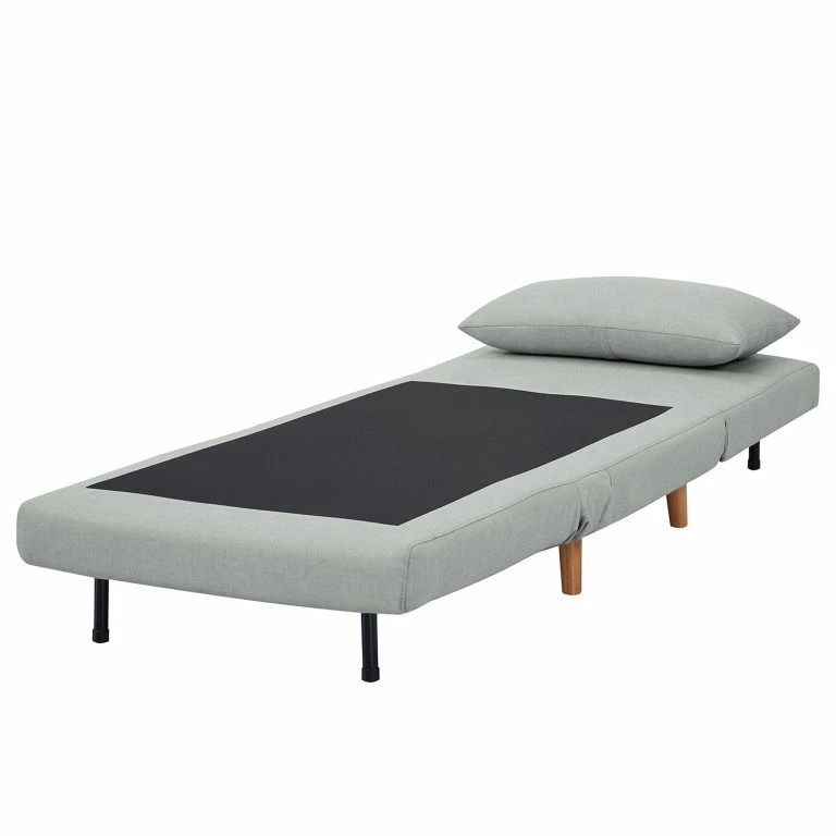 Loftscape Mørteens Fauteuil Convertible Elands – Tissu – Tissu Nims: Gris Clair