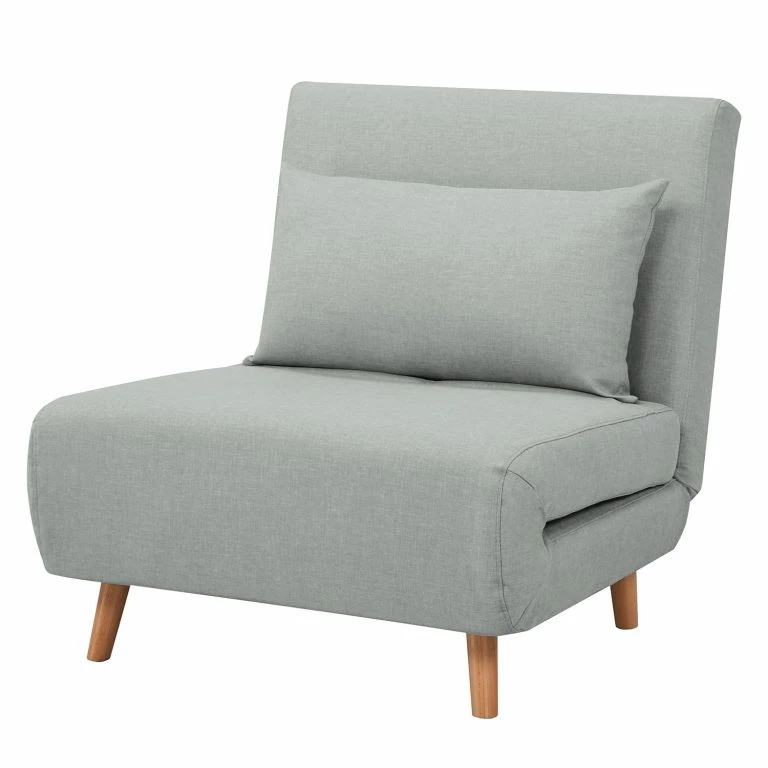 loftscape Mørteens Fauteuil convertible Elands – Tissu – Tissu Nims: Gris clair