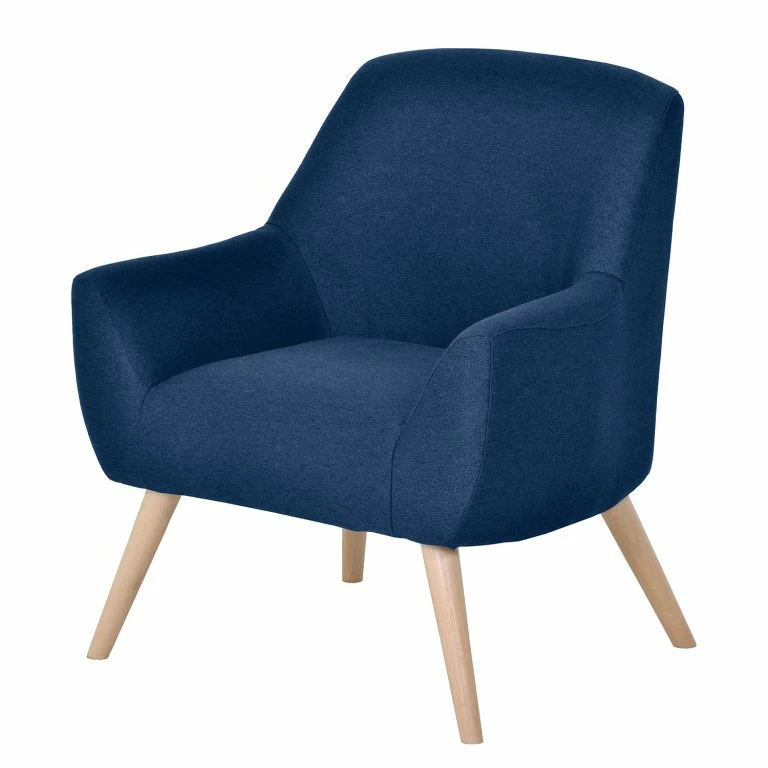 loftscape Mørteens Fauteuil Coolbie I – Tissu – Bleu foncé