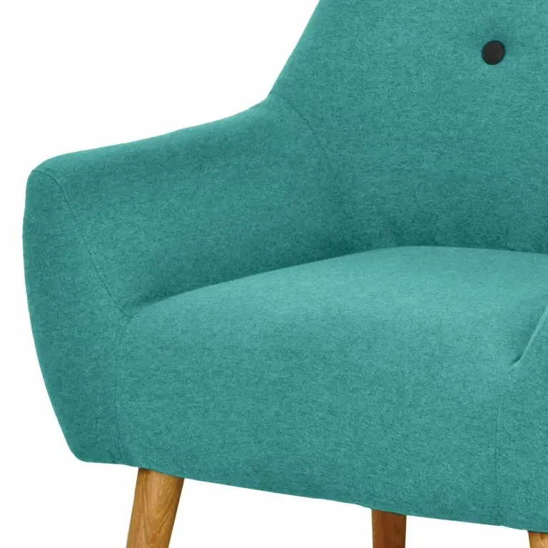 Loftscape Mørteens Fauteuil Coolbie III – Tissu – Turquoise