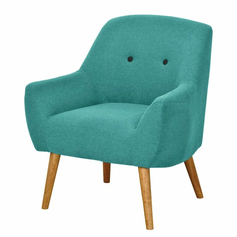 loftscape Mørteens Fauteuil Coolbie III – Tissu – Turquoise