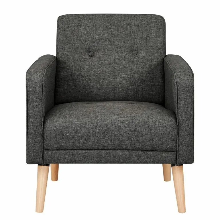 Loftscape Mørteens Fauteuil Daru II – Tissage à Plat – Gris Foncé