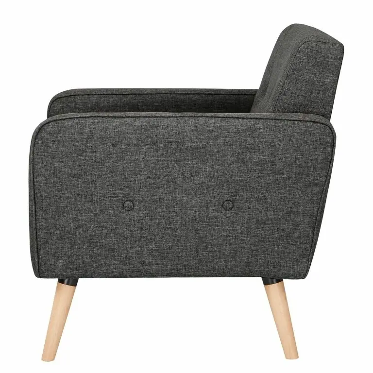Loftscape Mørteens Fauteuil Daru II – Tissage à Plat – Gris Foncé