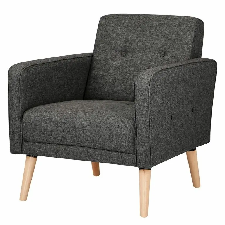 loftscape Mørteens Fauteuil Daru II – Tissage à plat – Gris foncé