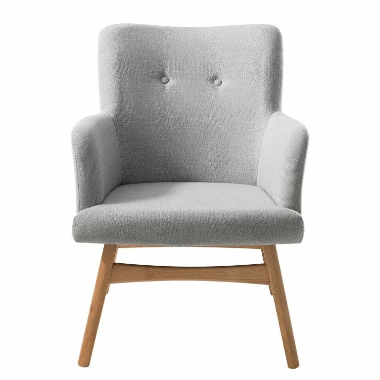 Loftscape Mørteens Fauteuil Joreen III – Tissu – Gris Clair