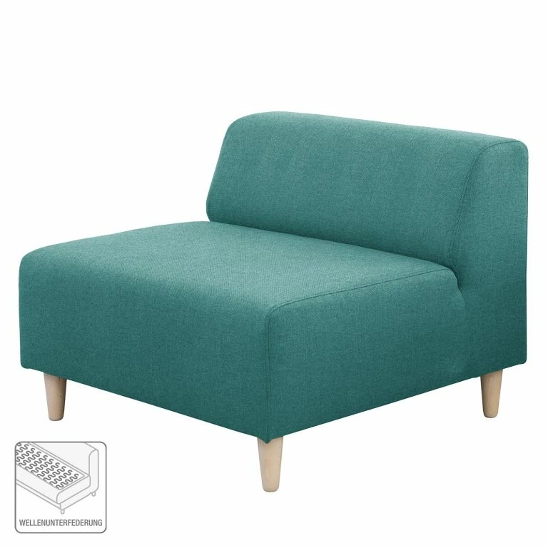 Loftscape Mørteens Fauteuil Kurikka – Tissu – Tissu Maloti: Pétrole