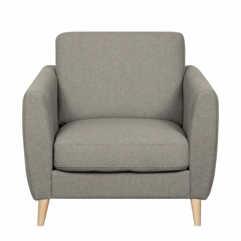 Loftscape Mørteens Fauteuil Kustavi – Tissu Structuré – Beige