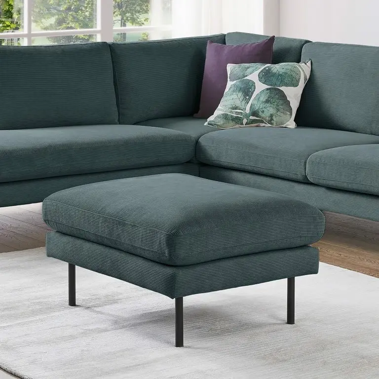 Loftscape Mørteens Fauteuil Landos – Velours Côtelé Licia: Bleu Marine