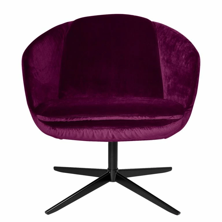 Loftscape Mørteens Fauteuil Monsac II – Velours – Mauve
