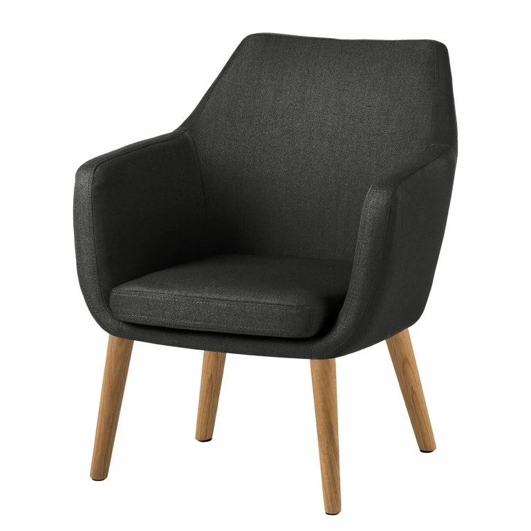 loftscape Mørteens Fauteuil Nicholas – Tissu – Anthracite