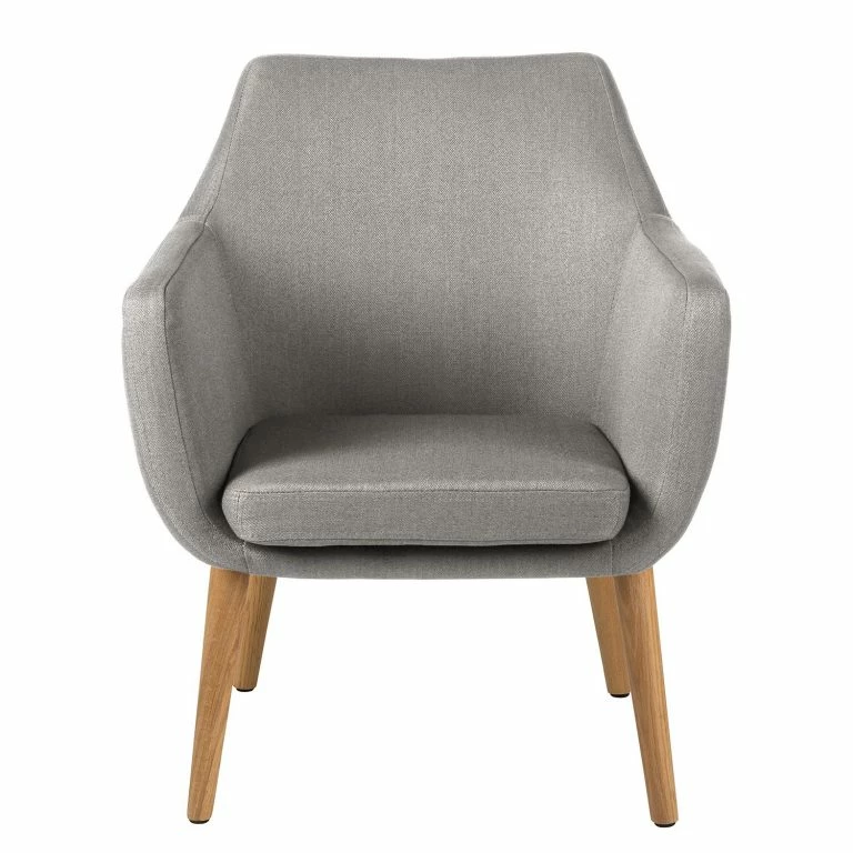 Loftscape Mørteens Fauteuil Nicholas – Tissu – Gris Clair