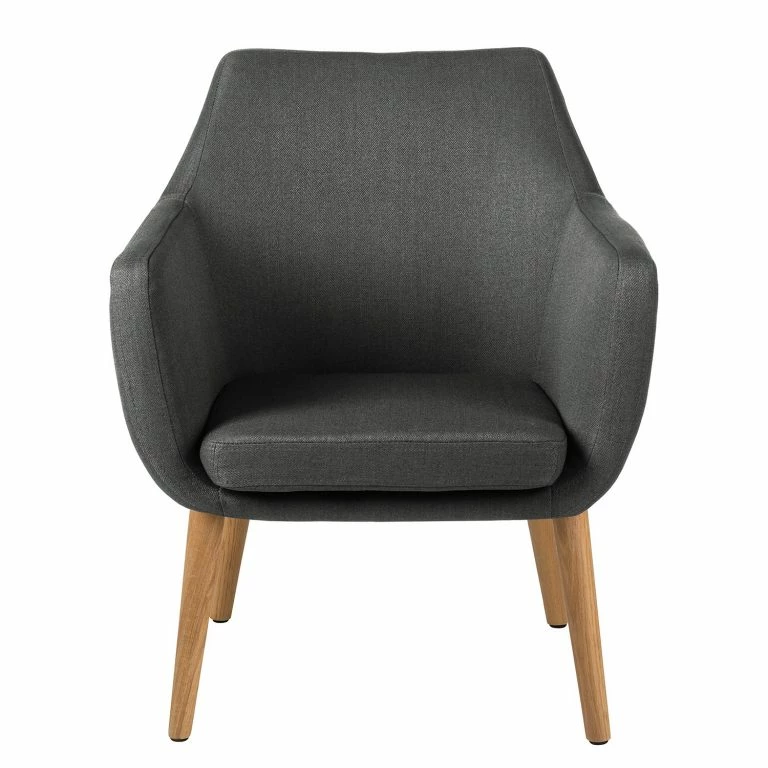 Loftscape Mørteens Fauteuil Nicholas – Tissu – Gris Foncé