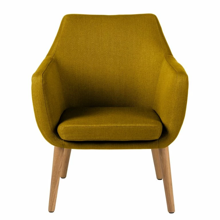 Loftscape Mørteens Fauteuil Nicholas – Tissu – Jaune Curry
