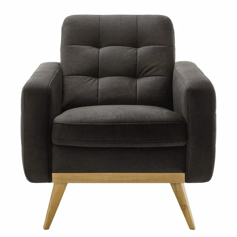 Loftscape Mørteens Fauteuil Oravi – Velours – Marron Foncé